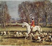 unknow artist Classical hunting fox, Equestrian and Beautiful Horses, 070. oil painting reproduction